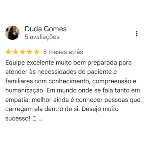 Depoimento de cliente - CURA Soluções Integradas em Saúde